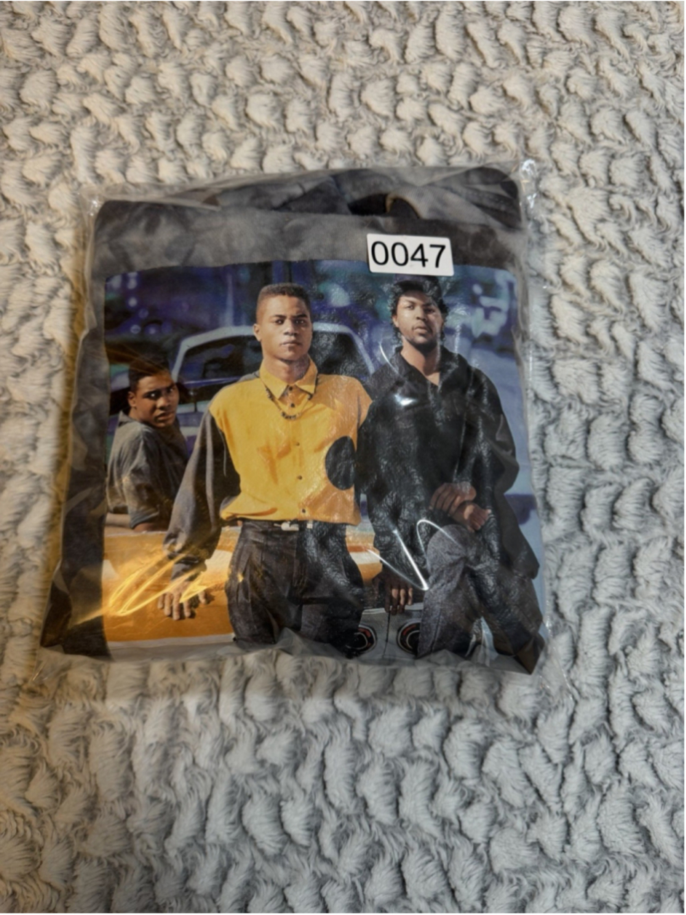 Mad Engine Men's Boyz n the Hood Gray Tie-Dye Pullover Fleece Hoodie M - Picture 7 of 7